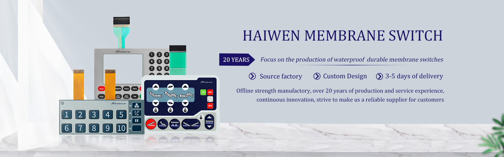 quality PET Circuit Membrane Switch factory